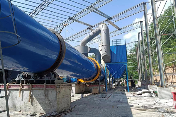 陜西1000噸煤泥烘干機械項目實拍現場 陜西1000噸煤泥烘干機械項目實拍現場