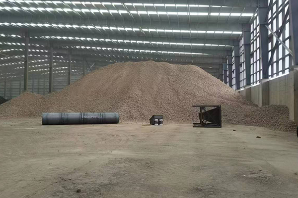 滾筒礦渣烘干機施工實拍現場