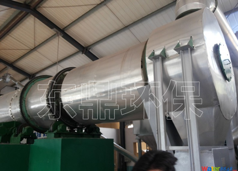 粉煤灰烘干現場，粉煤灰烘干機，粉煤灰烘干