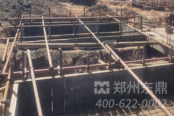 內蒙古煤泥烘干機土建施工現場