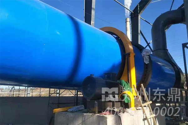 內蒙古準格爾旗1500噸煤泥干燥設備安裝現場