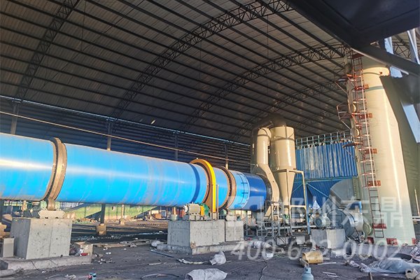 山西煤泥干燥機生產線項目安裝現場
