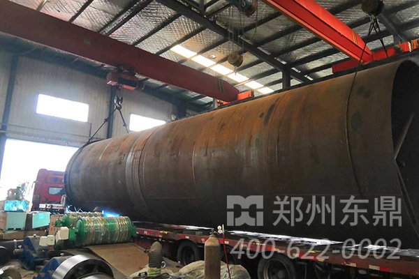 山西運城煤泥烘干機裝車發貨